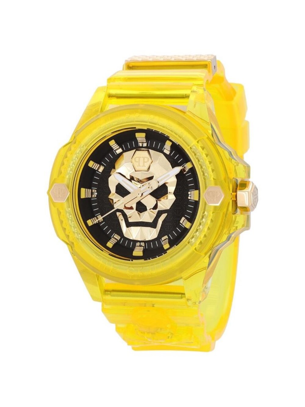NWT Philipp Plein The Skull Quartz Black Dial Men's Watch
